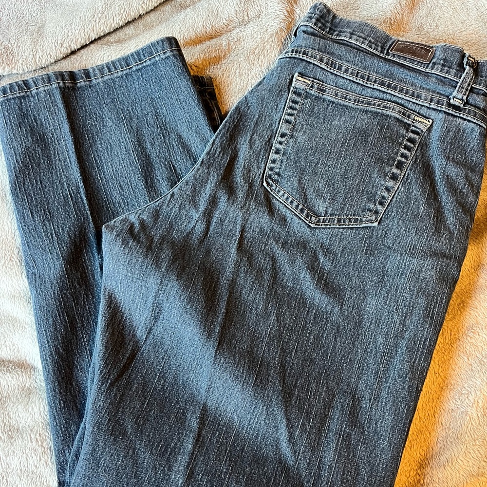 Riders by Lee Blue Straight Leg Jeans Petite - Picture 5 of 5
